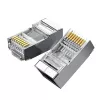 UGREEN NW111 RJ45 Cat6 Ethernet tinklo galvutė, 100 vnt. - sidabrinė/permatoma