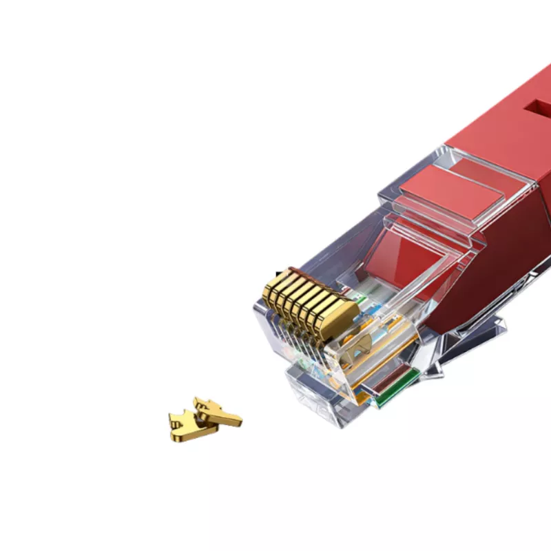 UGREEN RJ45 CAT6 Ethernet 0,5 m LAN tinklo kabelis - raudonas (1Gbps, 250MHz)