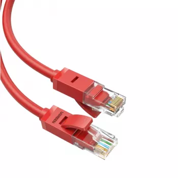 UGREEN RJ45 CAT6 Ethernet 0,5 m LAN tinklo kabelis - raudonas (1Gbps, 250MHz)