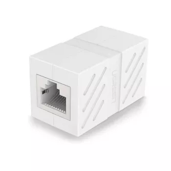 UGREEN RJ45 moteriškas į moterišką tinklo jungtuvas Cat.7 UTP baltas (NW114 20311)
