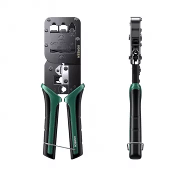 UGREEN RJ45 tinklo presavimo įrankis, presavimo replės su prakišimu, pjaustytuvas ir nuėmiklis RJ45 RJ12 RJ11 Cat5 Cat5e Cat6 Cat6a Cat7 Cat8