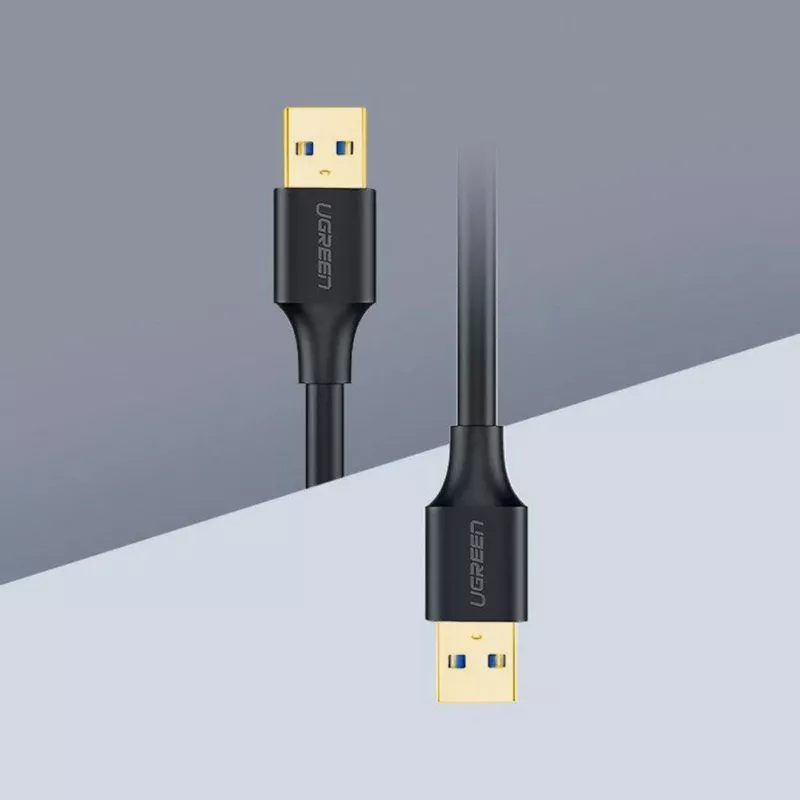 UGREEN US128 USB 3.0 A-Male to A-Male laidas 2m juodas