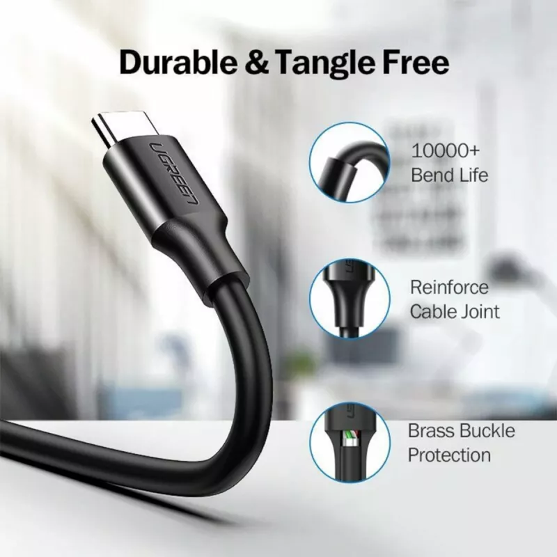 UGREEN US184 USB-A į USB-C 3.0 laidas 1,5 m juodas