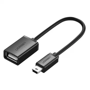 UGREEN US249 Mini USB OTG adapteris juodas