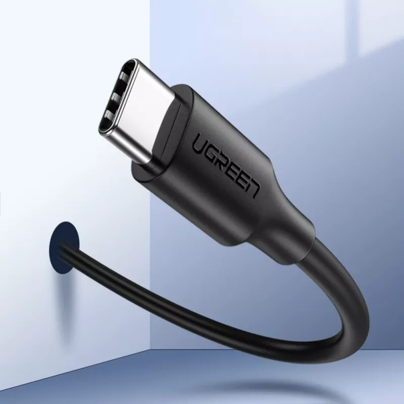 UGREEN US286 USB-C į USB-C laidas 1m juodas - PD QC 3A 480Mbps