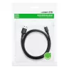 UGREEN US289 Micro USB / USB-A laidas 0,25 m - juoda
