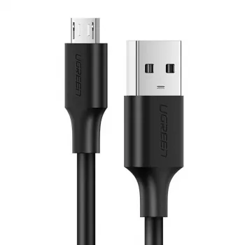 UGREEN US289 Micro USB / USB-A laidas 0,25 m - juoda