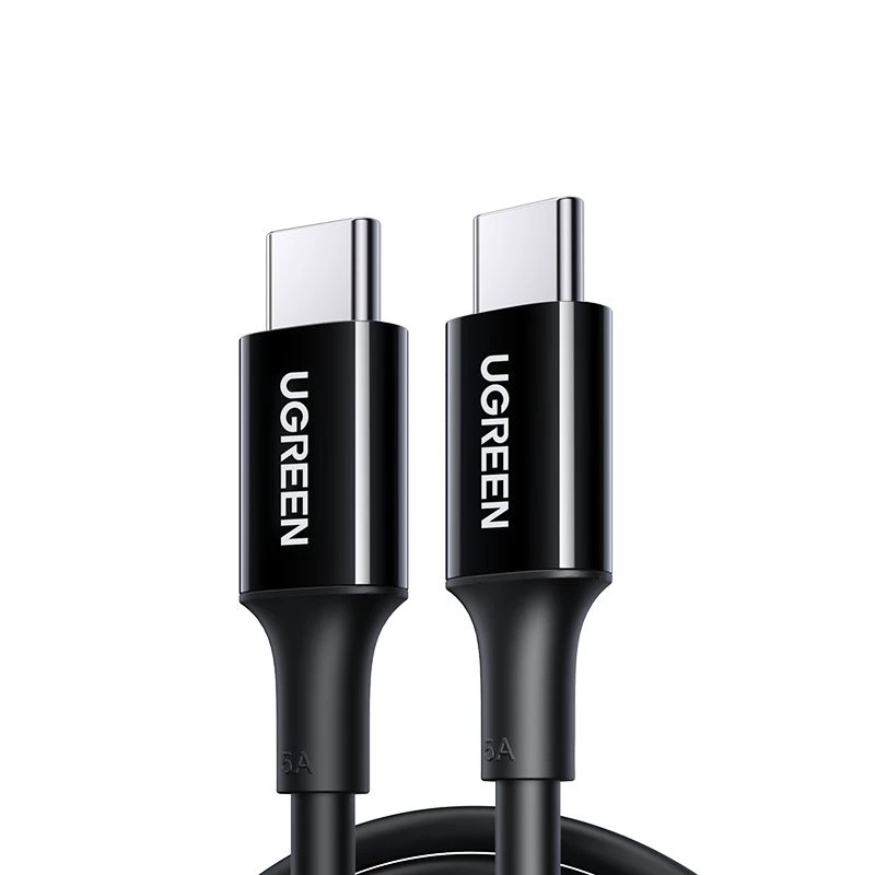 UGREEN US300 USB-C į USB-C laidas 480Mbps 5A 1m Juodas