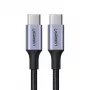 UGREEN US316 USB-C į USB-C laidas 100W 5A 480Mbps 1,5m pilka