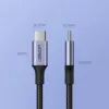 UGREEN US316 USB-C į USB-C laidas 100W 5A 480Mbps 1m Juodas