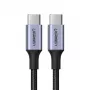 UGREEN US316 USB-C į USB-C laidas 100W 5A 480Mbps 1m Juodas