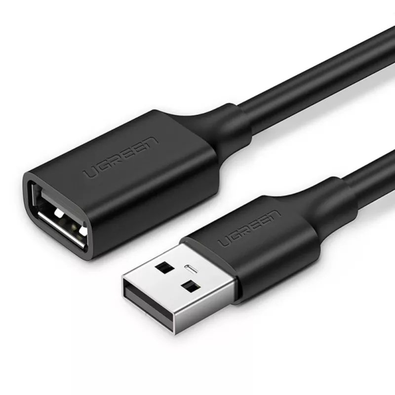 UGREEN USB 2.0 ilginimo laidas 5m juodas (US103)