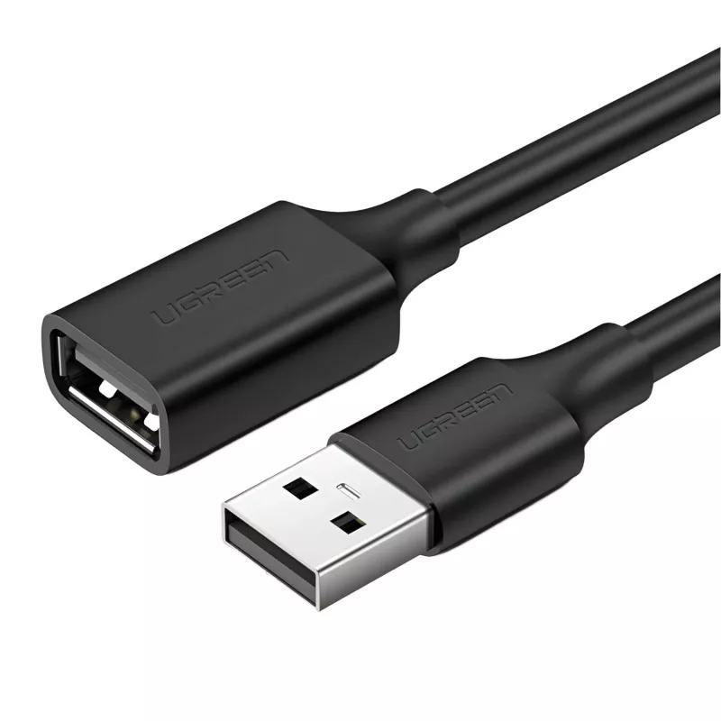 UGREEN USB 2.0 ilginamasis laidas – A tipo kištukas į lizdą, 480Mbps duomenų perdavimas – 2M