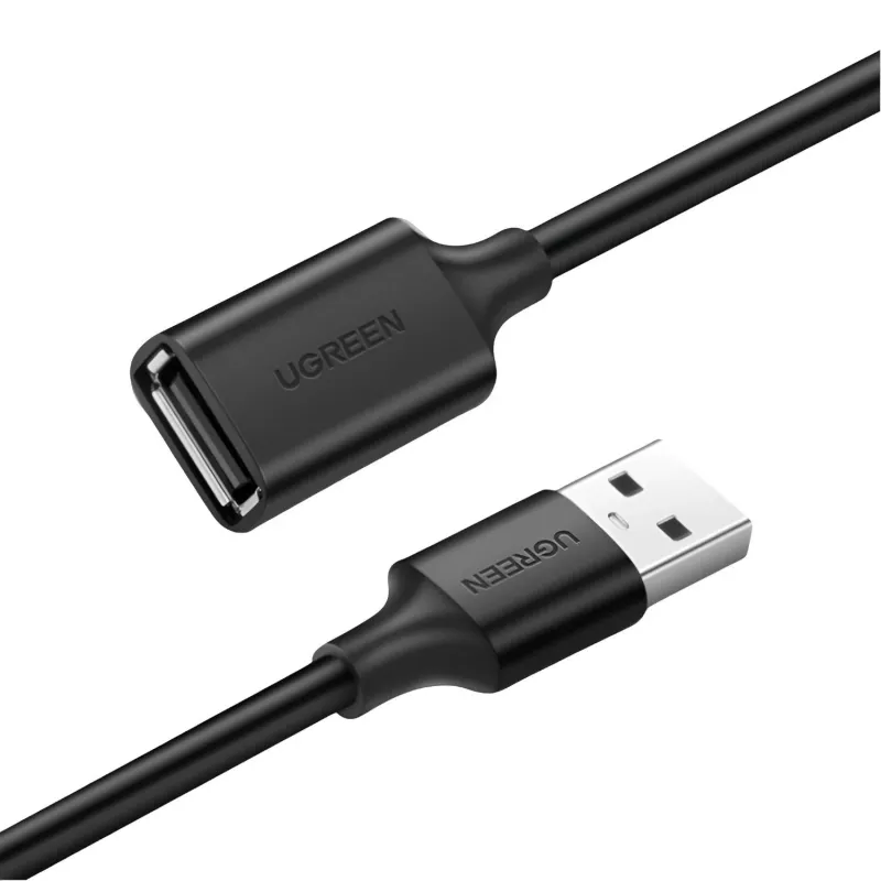 UGREEN USB 2.0 prailginimo laidas – vyriškas į moterišką, 480Mbps duomenų perdavimas - 3m