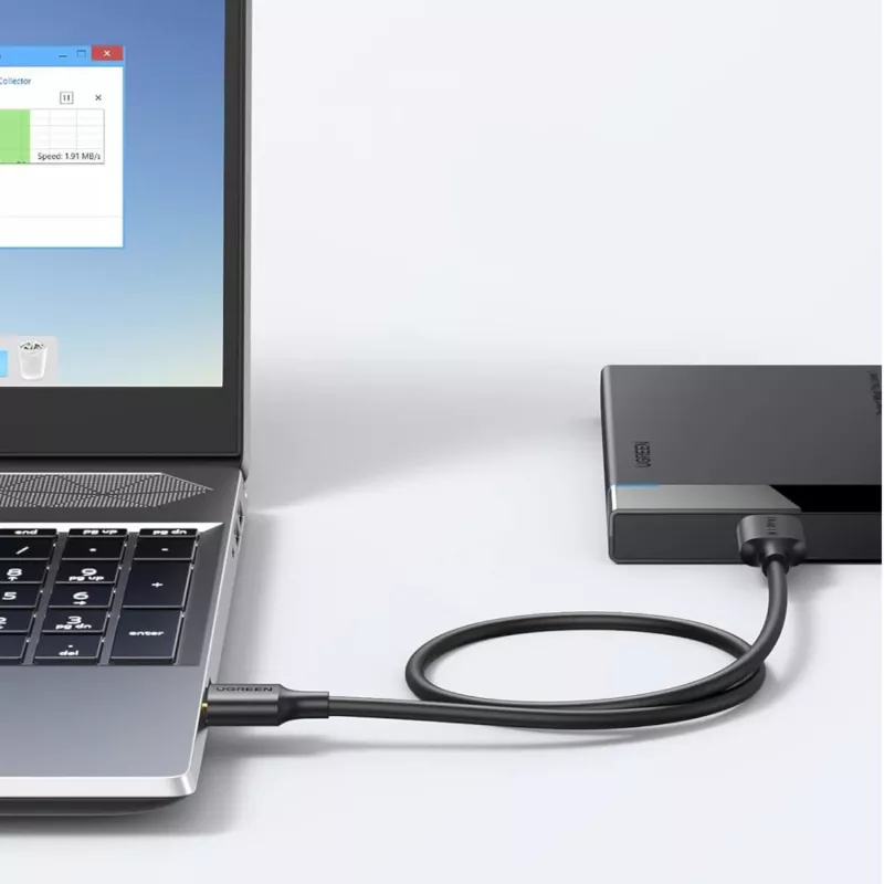 UGREEN USB 3.0 A to Micro-B laidas 1m juodas