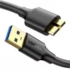 UGREEN USB 3.0 A to Micro-B laidas 1m juodas