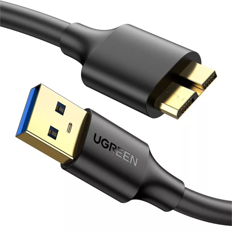 UGREEN USB 3.0 A to Micro-B laidas 1m juodas