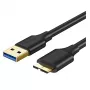UGREEN USB 3.0 A į Micro B SuperSpeed laidas 0,5 m juodas