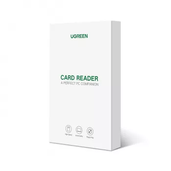 UGREEN USB 3.0 dviejų lizdų kortelių skaitytuvas SD/TF kortelėms – 5Gbps duomenų perdavimas
