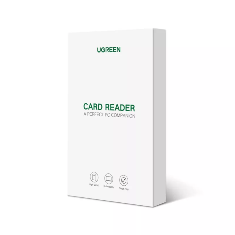 UGREEN USB 3.0 dviejų lizdų kortelių skaitytuvas SD/TF kortelėms – 5Gbps duomenų perdavimas