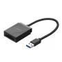 UGREEN USB 3.0 dviejų lizdų kortelių skaitytuvas SD/TF kortelėms – 5Gbps duomenų perdavimas