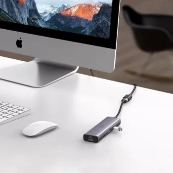 UGREEN USB 3.0 ilginamasis kabelis 3m juodas, vyriškas į moterišką, SuperSpeed 5Gbps