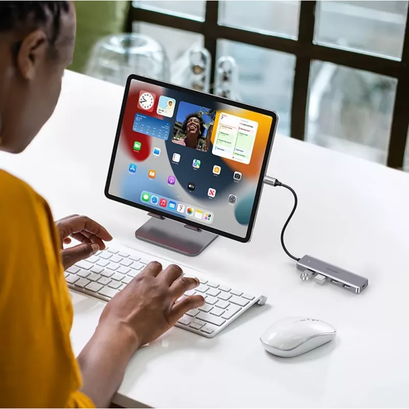 UGREEN USB 3.0 Hub 4-Port su 1m laidu - Juoda (CM219)