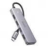 UGREEN USB 3.0 Hub 4-Port su 1m laidu - Juoda (CM219)