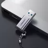 UGREEN USB 3.0 vyriškas į Type-C 3.1 moterišką adapteris, duomenų perdavimui ir įkrovimui, kosminė pilka