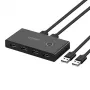 Ugreen USB 3.2 Gen 1 Switch Box 4-Port USB Hub for Two Computers Black (US216 30768)