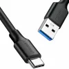 UGREEN USB-A į USB-C 3.0 laidas, 1 m, juodas
