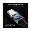 UGREEN USB-C į USB-C 100W pynimo nailono įkrovimo laidas 2m juodas