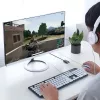 UGREEN USB į 3,5 mm išorinį stereo garso adapterį - juodos spalvos