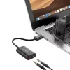 UGREEN USB į 3,5 mm išorinį stereo garso adapterį - juodos spalvos
