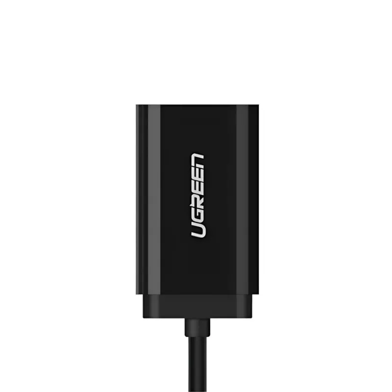 UGREEN USB į 3,5 mm išorinį stereo garso adapterį - juodos spalvos