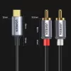 UGREEN USB Type-C į 2RCA garso kabelis 1,5 m pilkas (20193 CM451)