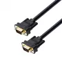 UGREEN VG101 VGA vyriškas į vyrišką kabelis 3M – auksu padengtas, dvigubas feritas, Full HD 1080p