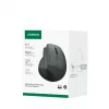 UGREEN belaidė vertikali pelė juoda 2.4GHz ergonomiška tyliu spustelėjimu 2400 DPI
