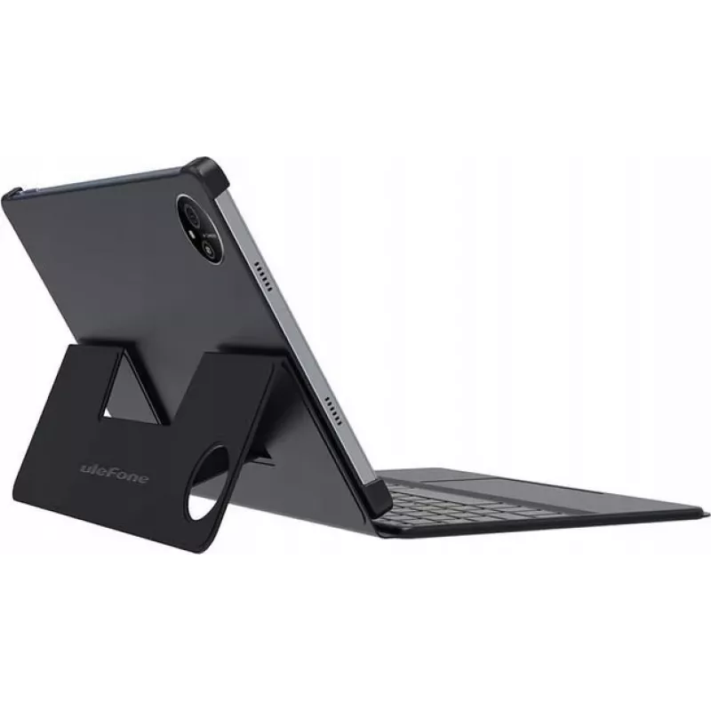 Ulefone Tab A11 Pro klaviatūros dėklas su jutikline pele, QWERTY, Pogo Pin, juodos spalvos