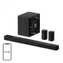ULTIMEA Ultima Skywave X60 Garso juosta 2.1 kanalas 120W Bluetooth 5.0 HDMI ARC Juoda