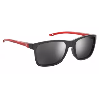 Under Armour vaikiški akiniai nuo saulės UA7002S268F6T - matinė juoda, pilki lęšiai, 56 mm