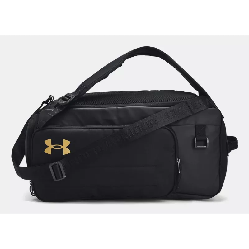 Under Armour Contain Duo Small BP Duffle - Black/Metallic Gold