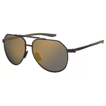 Under Armour Honcho 3.0 vyriški akiniai nuo saulės UAHONCHOG3OLG matinė juoda/pilka 60/17/140 mm