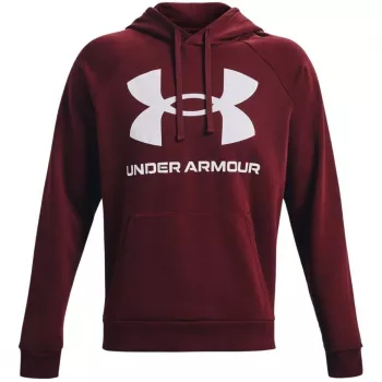 Under Armour vyriškas Rival Fleece Big Logo HD džemperis Barn Red
