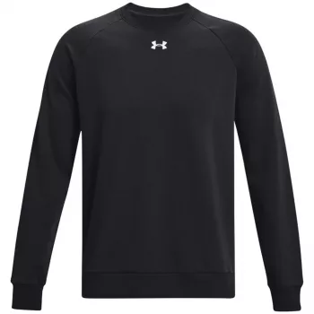 Under Armour vyriškas Rival Fleece megztinis su apykakle, juodas 1379755 001