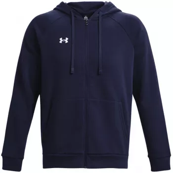 Under Armour vyriškas Rival Fleece gobtuvas su užtrauktuku Academy