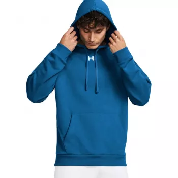Under Armour vyriškas Rival Fleece džemperis su gobtuvu Academy Blue dydis M