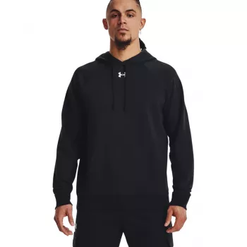 Under Armour vyriškas Rival Fleece gobtuvas juodos spalvos S dydžio
