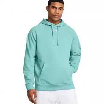 Under Armour vyriškas Rival Fleece gobtuvas, mėtų spalvos, 1379757, M dydis