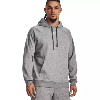 Under Armour Rival Fleece Hoodie Mod Gray/Black Men's Medium